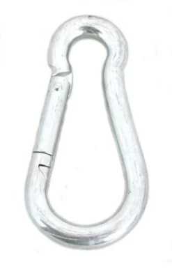 Zinc Plated Wire Spring Link Snap 7/16" X 4-3/4"
