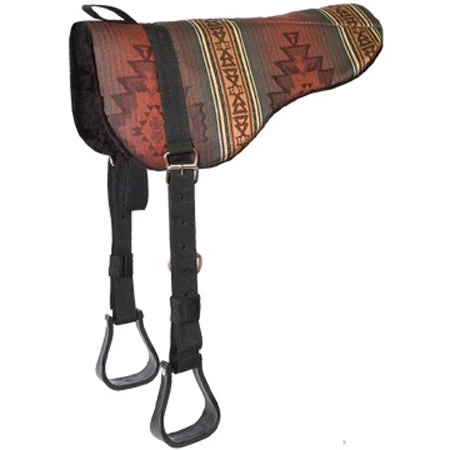 Mustang Sierra Herculon Bareback Saddle Pad With Stirrups - Image 2