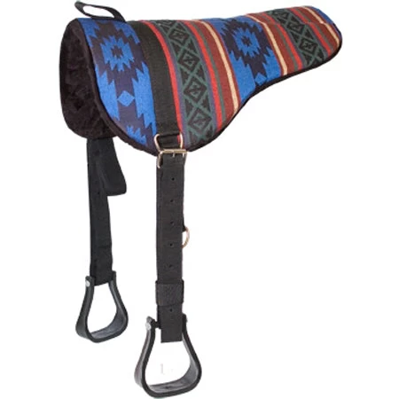 Mustang Sierra Herculon Bareback Saddle Pad With Stirrups - Image 4