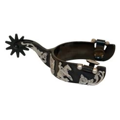 Metalab Mens Floral Reining Spurs