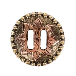 Golden Sunflower Slotted Concho