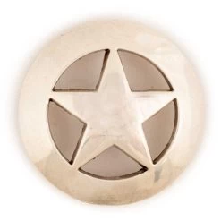 Antique Silver Star Concho