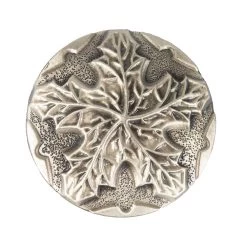 Antique Leaf Flower Concho