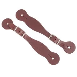 Teskey's Heavy Oil Latigo Ladies Spur Straps