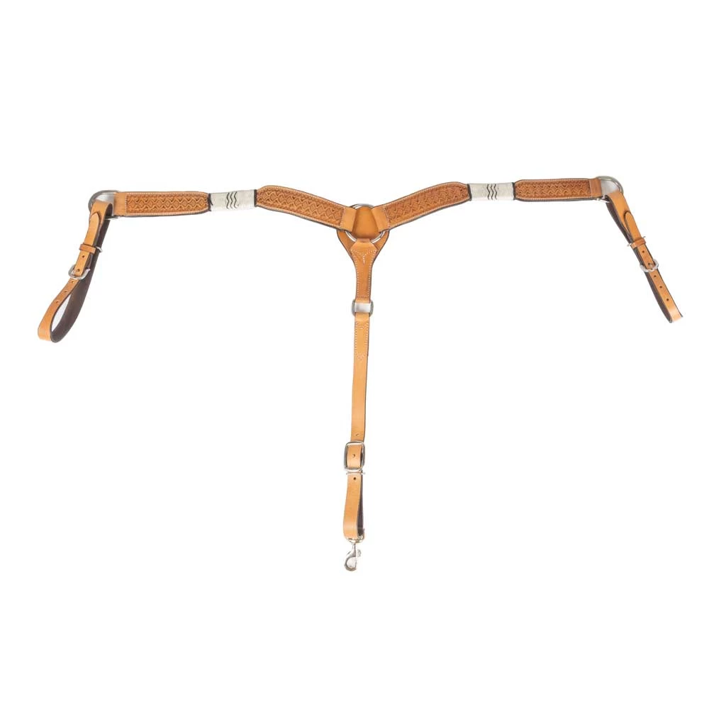 Teskey's 2" Geometric Rawhide Breast Collar - Image 2