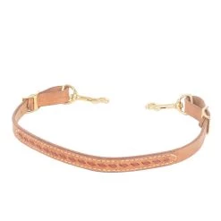 Teskey's Red Buck Stitch Wither Strap