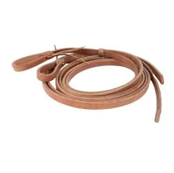 Teskey's 5/8" Herman Oak Light Oil Split Reins With Waterloop Ends