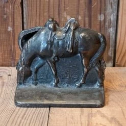 Saddled Horse Bookends