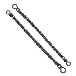 J. Rice 11.5" Black Box Chain Rein Chains RC011