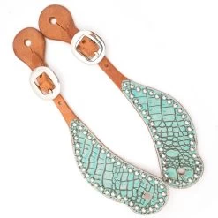 Teskey's Turquoise Gator Spur Straps