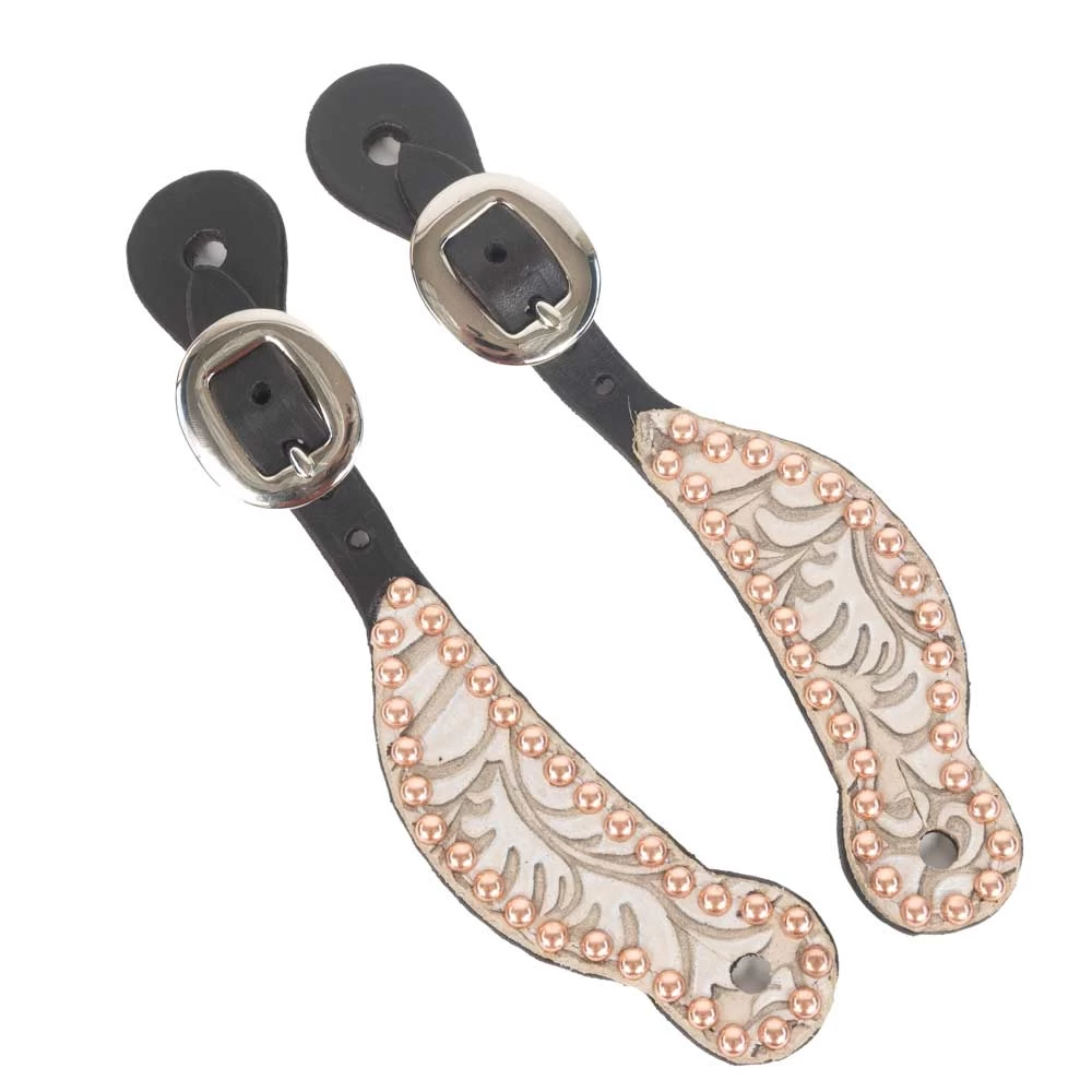 Teskey's Chocolate Floral Sand Spur Straps- Youth