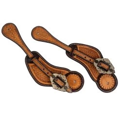 Teskey's Basketweave Spur Straps