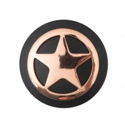 Copper Star With Matte Black Concho