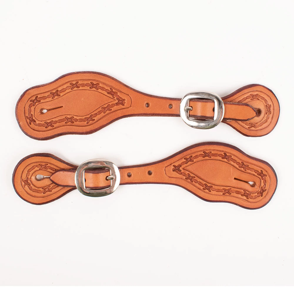 Teskey's Woman's Barbwire Border Spur Straps - Image 2