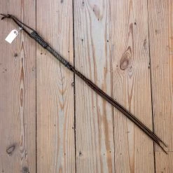 34" Dark Rawhide Quirt