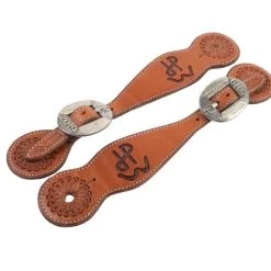 Ross Bullinger Handmade Spur Straps W/Abbott Buckles