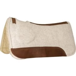 Mustang Tan Wool Correct Fit Competition XRD Fleece Bottom Pad