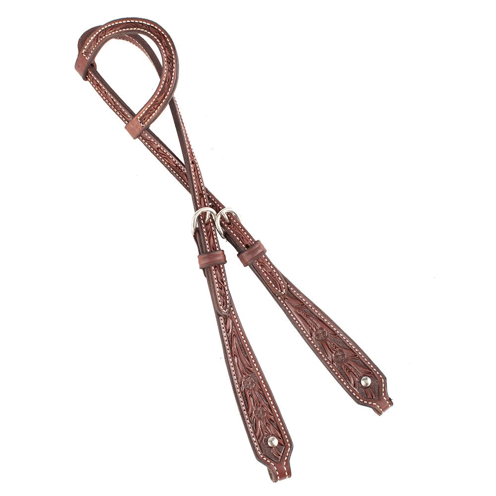 Teskey's Floral Tooled One Ear Headstall