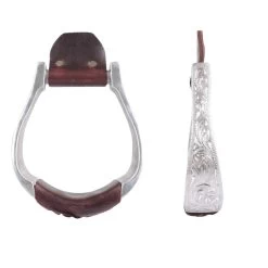 Martin Hand Engraved Oxbow Aluminum Stirrup