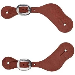 Teskey's Ladies Roughout Contoured Spur Straps