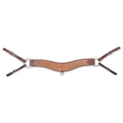 Martin Saddlery 4" Wrapped Roughout Breast Collar