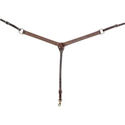 Martin Saddlery Floral Dots Chocolate Breastcollar