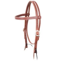Martin Saddlery 3/4" Double & Stitched Gag Latigo Headstall