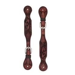 Weaver Leather Weaver Ladies Turquoise Cross Pioneer Spur Straps