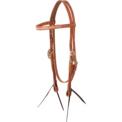 Martin Saddlery Natural Rawhide Lacing Browband Headstall