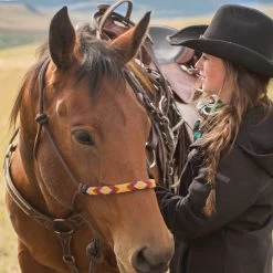 Cashel Beaded Rope Halter With Lead