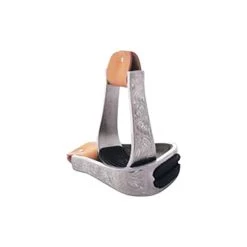 Aluminum Engraved Stirrups 2"