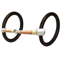 Professional's Choice Bob Avila Copper Wrapped Snaffle Bit