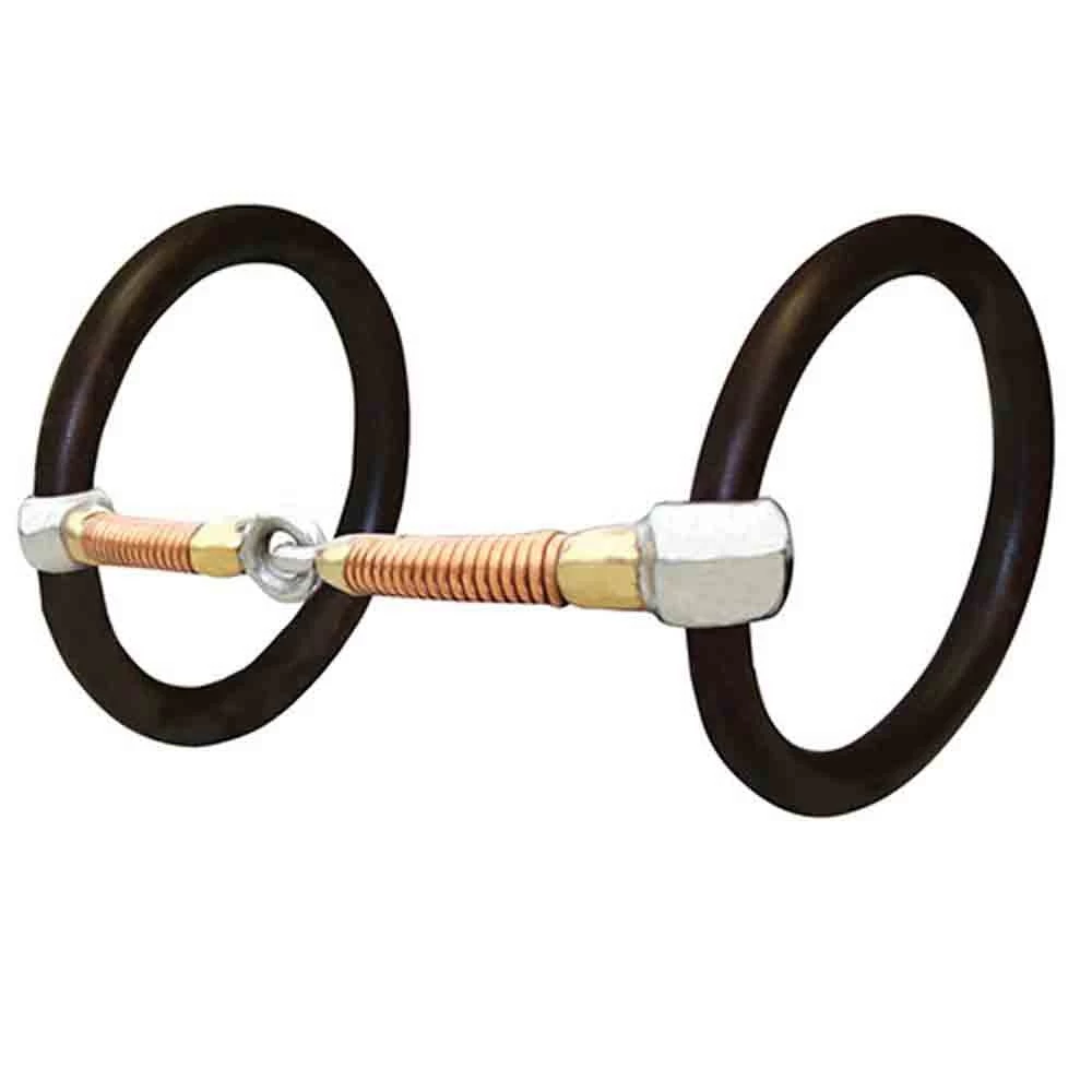 Professional's Choice Bob Avila Copper Wrapped Snaffle Bit