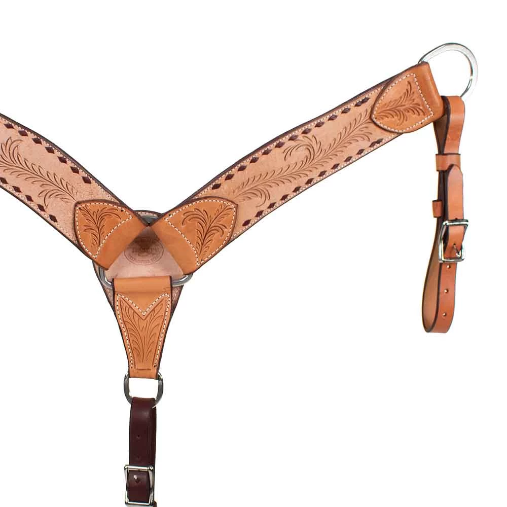 Teskey's Roughout Buckstitched Breast Collar