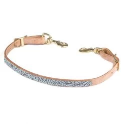 Teskey's Turquoise Western Tooled Wither Strap