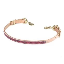 Teskey's Red Western Tooled Wither Strap