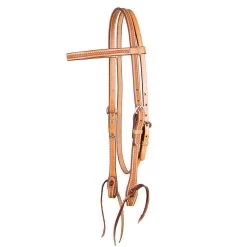 Teskey's Basket Stamped Browband Headstall