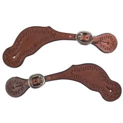 Teskey's Spur Straps With Running W