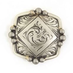 Rustic Double Square Concho