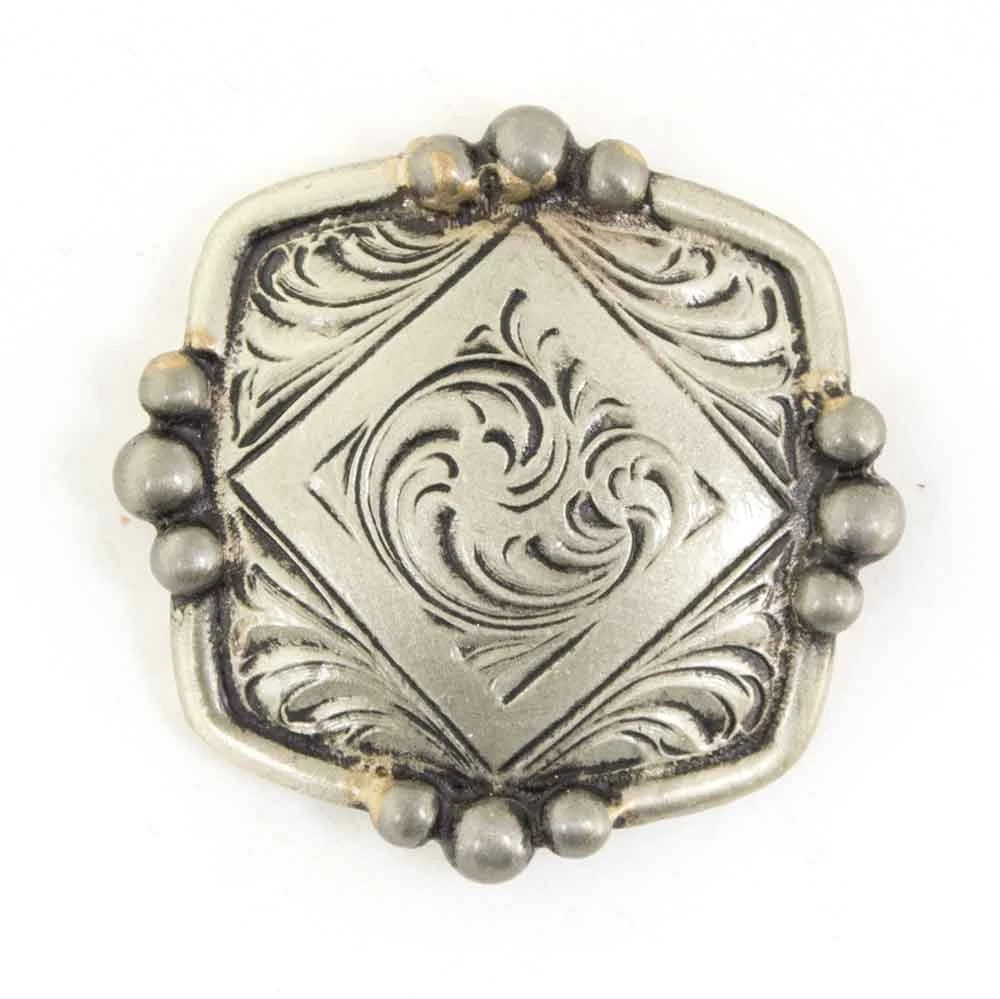 Rustic Double Square Concho