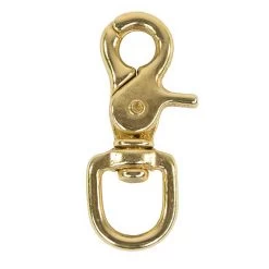 Brass Trigger Snap LoopEye 5/8" X 2-5/8"