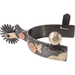 Classic Equine Flower Series 1-1/4" Spurs