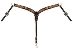 Weaver Leather Weaver Pony Turquoise Cross Navajo Arrow Breast Collar
